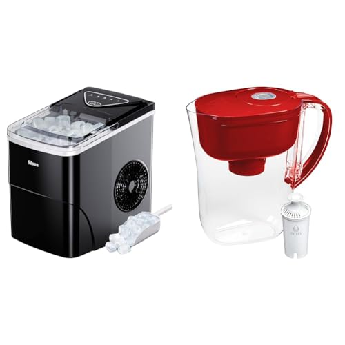 Fabricadora de hielo Silonn compacto con filtro Brita miniatura 1