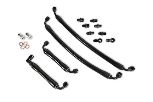 Full-Race Turbocharger Coolant Line Upgrade Kit for 2011-2016 Ford 3.5L ...