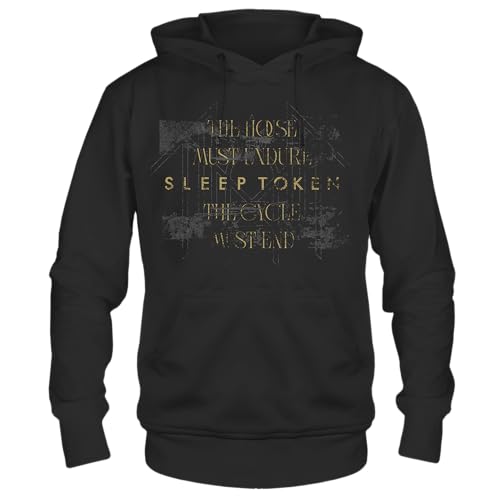 Sleep Token Hoodie for Men & Women Front & Back Print Arcadia Black Hooded Fleece Pullover Sweatshirt