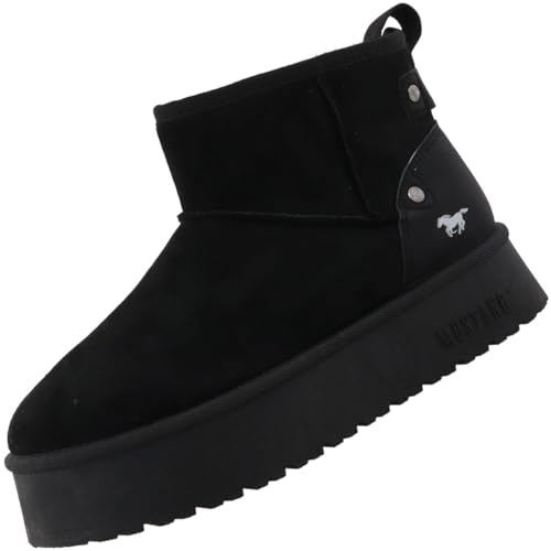 Mustang Botines de mujer, Negro, 40 EU