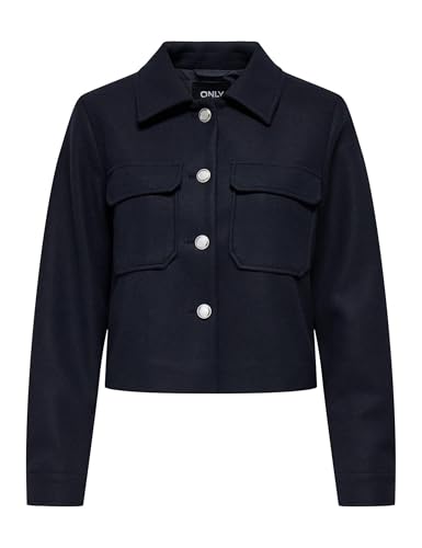 Onlmira Life Nancy Otw - Chaqueta corta, azul oscuro, L