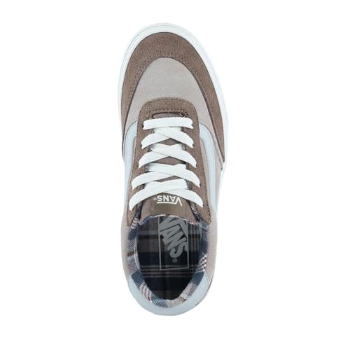 Vans Vans Women's Brooklyn LS Shoe | Low-Top Sneakers for Everyday Wear, Walking, Work & Fashion, Outdoor Plaid Warm Taupe, 9