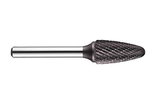 Dormer P811C Rotary Carbide Burr, Ball Nosed Tree Shape, Double Cut Geometry, TiAlN Coating, TiAIN, P811C9.6X6.0 - Image 2