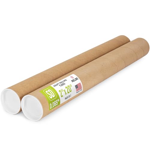 Tube d'expédition kraft pour ranger et envoyer vos posters artistiques sans pli