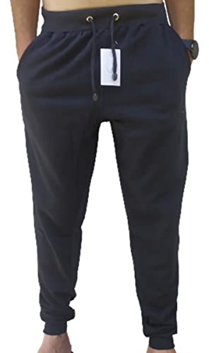 Calça Moletom Masculina Jogger Skinny (Cinza Grafite, G)