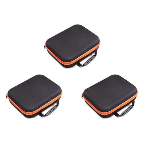 BRCUAT 3 x wasserdichte Werkzeugtasche, stoßfest, Werkzeugkoffer, Tragetasche für elektrische Bohrmaschinen, Oxford-Tuch für Elektriker, 27 x 22 x 7 cm