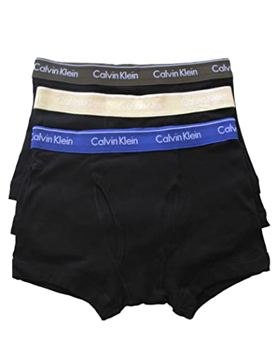 Image of White Solid Mid Rise Trunks - Pack of 3