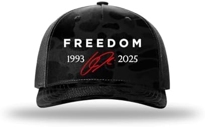 Patriot Pride Men's Freedom Charlie Kirk Signature 1993-2025 Mesh...