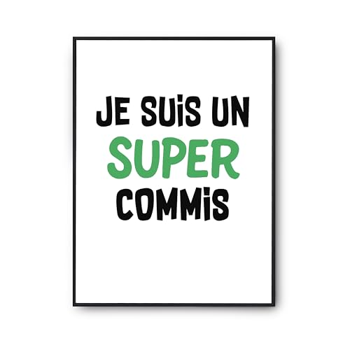 Affiche Un Super Commis 2 Otshirt - Poster humour décoration murale A2