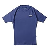 ラッシュガード メンズ HeleiWaho ヘレイワホ 半袖 プルオーバー UPF50+ NV L