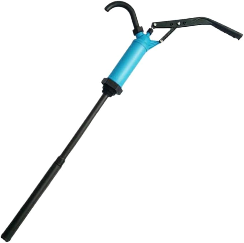 Barrel Pump With Lever Action Portable Hose Assembly Tool Non Slip Handle Oil Drum Barrel Hand Pump Compatible With Petrol Transfer Water