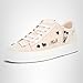 KARL LAGERFELD Women's Cate Pins Tweed Lace up Sneaker, Nude, 11
