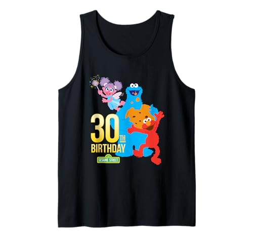 Débardeur Sesame Street 30th Birthday décontracté haut sans manches rétro
