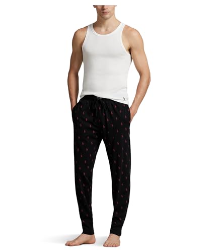 Image of POLO RALPH LAUREN Rib Waistband Knit Sleepwear Joggers