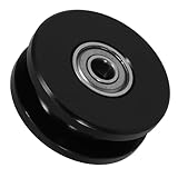Homoyoyo Hochleistungs Aluminium Slot Riemenscheibe Für Fitnessgeräte Ersatz Riemenscheibensystem Für Zuhause Langlebige Riemenscheibe Für Rudergerät Kabelzug