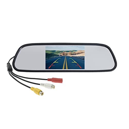 Moniteur de miroir de voiture contre les angles morts en reculant