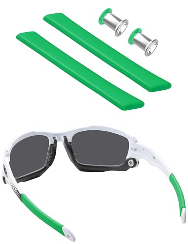 Image of BLAZERBUCK Replacement Earsocks & Bolt for Oakley Jawbone /Racing Jacket /Split Jacket Sunglasses - Dark Green
