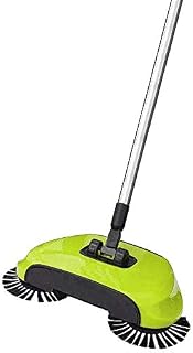Spin Broom/Sweeper, As Seen on TV.Lightweight Cordless Spinning Broom for Sweeping Hard Surfaces