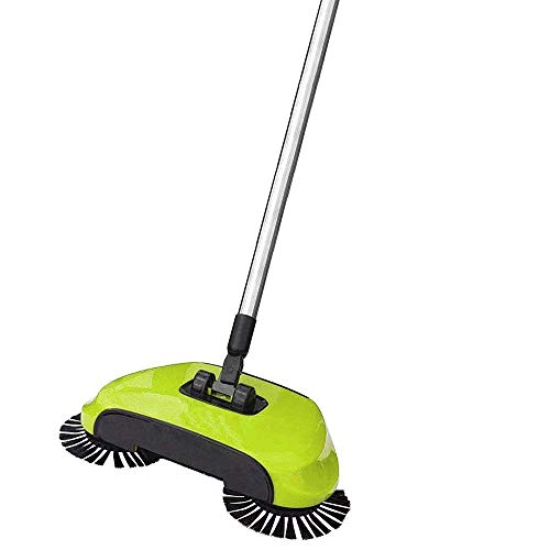 Spin Broom/Sweeper, As Seen on TV.Lightweight Cordless Spinning Broom for Sweeping Hard Surfaces
