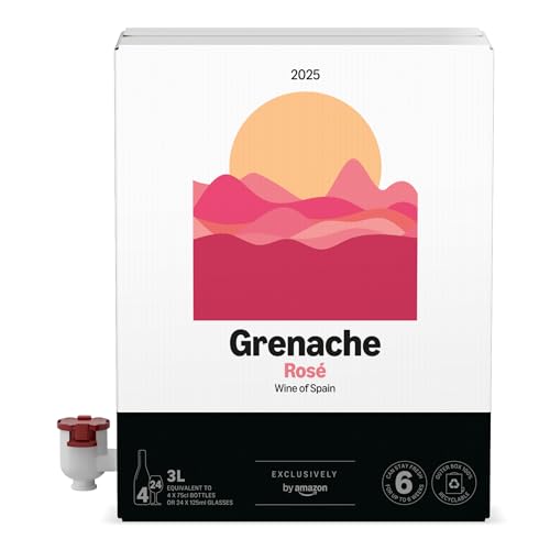 by Amazon Grenache Rose Wine 3L Bag in a Box 1 Pack
