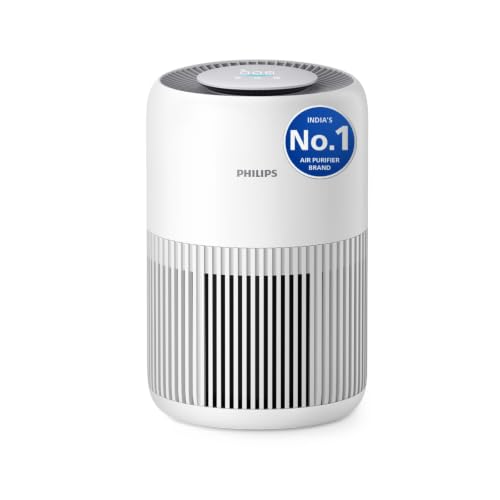 Philips AC0920 Smart Air Purifier for Home, HEPA Filter, White