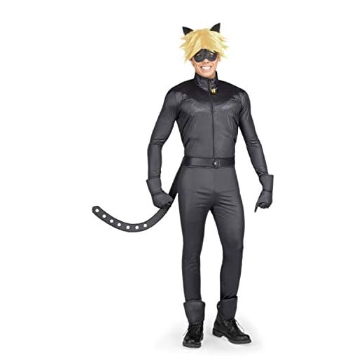 My Other Me - Disfraz para hombre adulto de Cat Noir de Miraculous Lady Bug, talla M/L