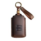 Étui de protection marron en cuir de vache véritable pour clé de voiture Renault Clio Megane Koleos Kadjar Kangoo Twingo Talisman Captur Espace Dacia Duster 4 boutons