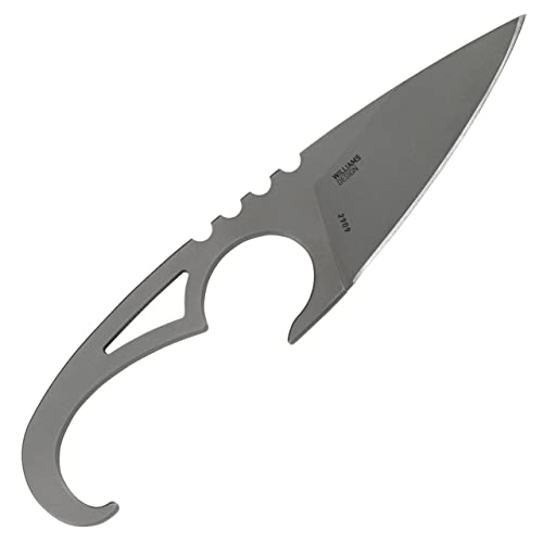 Columbia River Knife & Tool Crkt Sdn Fixed Blade Knife With Sheath: Lightweight Edc Outdoor Knife, Stainless Steel With Thermoplastic Sheath 2909, Gray #TOP1