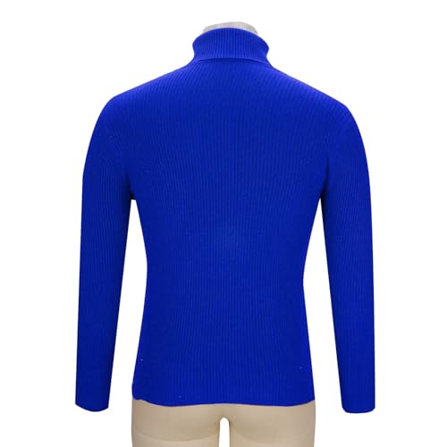 Men's Ribbed Turtleneck Winter Long Sleeve Sweaters Basic Lightweight Undershirts Casual Thermal Pullover Sweaters4