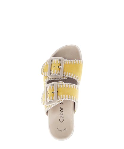 Gabor Damen Pantoletten, Frauen Clogs, Pantoletten,orthopaedisch,einlege-Sohlen,daempfung,Best-Fitting,gesund,elastisch,Dark Sole… – Ansicht 6