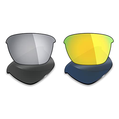 Image of Mryok 2 Pair Polarized Replacement Lenses for Oakley Thinlink Sunglass - Options