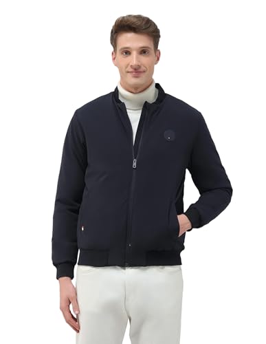 Image of U.S.Polo Association Men's Solid Regular Fit Bomber Jacket