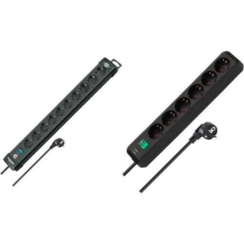 Brennenstuhl Eco-Line 6-Fach Steckdosenleiste Schwarz