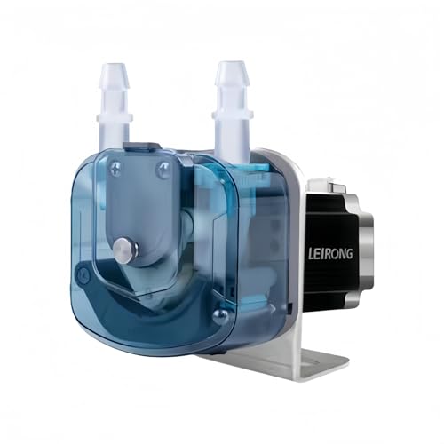 BP2000 Peristaltic Pump Micro Stepper Motor 2100ml/min High-Flow Water Pump Suitable for Bubble Tea Machines and Industrial Filling 12V/24V (Silicone Tubing, 24V, 35#, Type B)