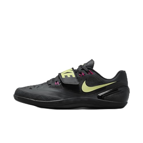 Nike Zoom Rotational 6 Track & Field Throwing Shoes (685131-004, Anthracite/Black/Light Lemon Twist/Fierce Pink) Size 10.5