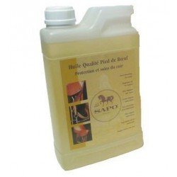Huile pied de boeuf 1L jaune anti craquelure pour restauration cuir