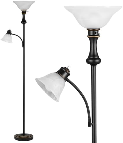 71'' Floor Lamps for Living Room, Tall Floor Lamp for Bedroom wit...