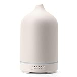 Diffuserlove Ceramic Diffuser 250ML Essential Oil Diffusers Aromatherapy Essential Oil Humidifier for Room Air Humidifier for Home Bedroom Stone Diffuser (White Big Size 250ml)
