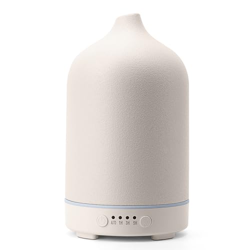 Diffuserlove Ceramic Diffuser 250ml Essential Oil Diffusers Aromatherapy Essential Oil Diffuser for Room Air Diffuser for Home Bedroom Stone Diffuser