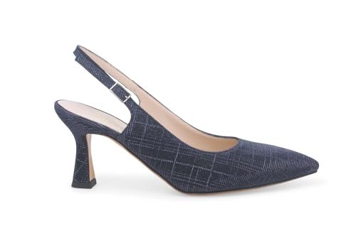 Escarpins pour femme d collet en tissu bleu nuit d165q pointure 40