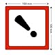 MD Labels Gefahrgutetiketten GHS 07 Gesundheitsschädlich 100x100 mm 500 Stück- GHS Aufkleber für Gefahrstoffkennzeichnung