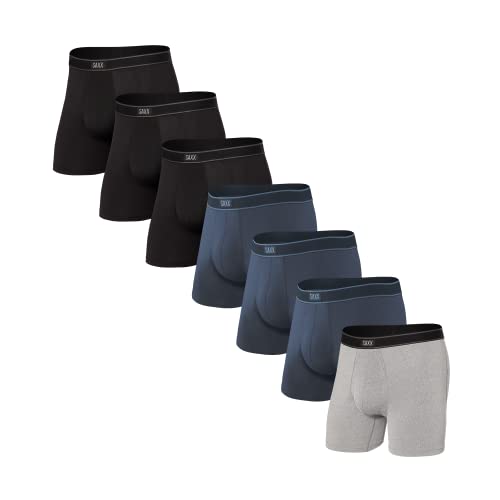 SAXX Underwear Co. Men's Underwear with Pouch Support Daytripper Boxer Brief Fly, 7 or 10 Pack