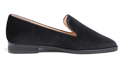 Image of FEVERSOLE Women's Fashion Dress Comfort Low Heel Office Penny Loafer Flats
