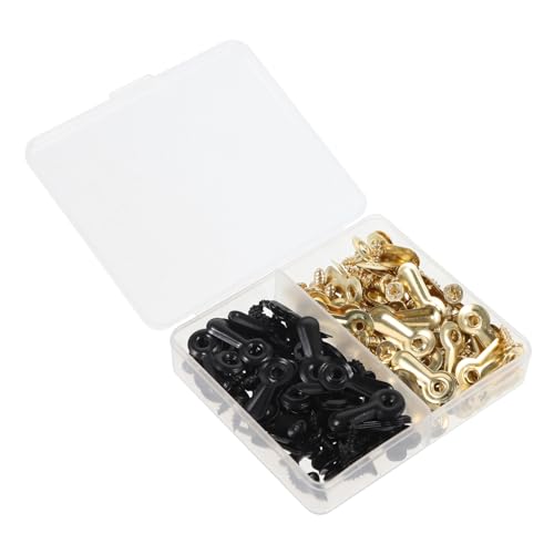 Image of PRETYZOOM 600pcs Picture Frame Fasteners Screws Frame Back Clips for Hanging Photos Drawings and Posters Easy to Install and Hardware