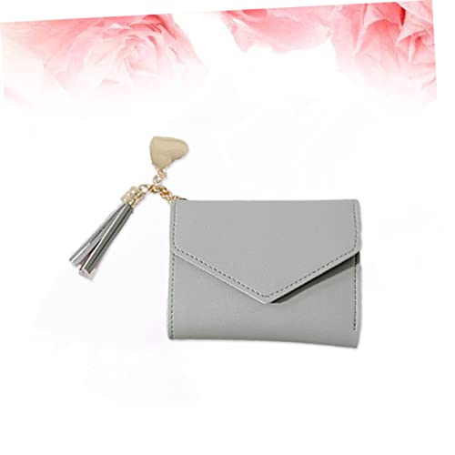 SHERCHPRY Mochila feminina com franjas, bolsa feminina, porta-moedas, mini carteira para mulheres, C