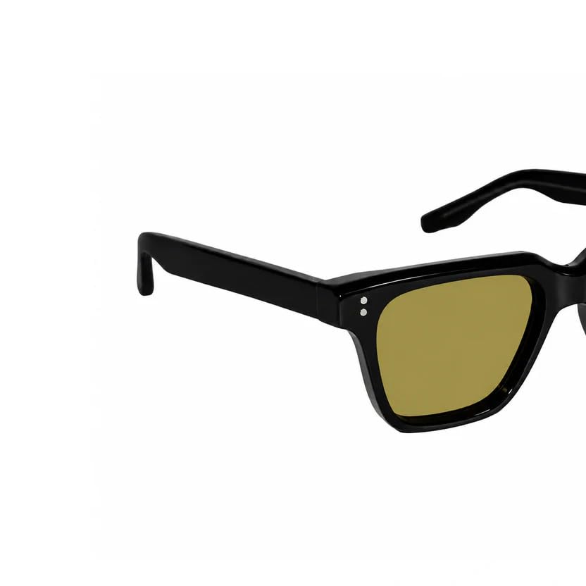 Premium Black Rectangular Sunglasses for Men | UV Protection Stylish Eyewear | Lightweight Fashion Shades for Driving, Travel & Everyday Wear-image-0