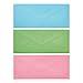 Business Mailing Colorful Envelopes 120-Pack #10-4.125 x 9.5 in Assorted Colors with V-Flap Gummed Seal - Colorful Bulk Office Supplies
