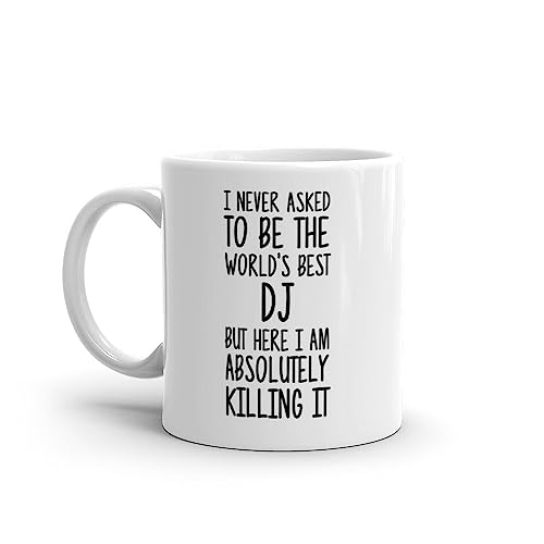 World's Best DJ Mug - Funny DJ Gift - DJ Coffee Mug - Dj Quote - Best Dj Ever - Greatest Dj - Mugs - Joke