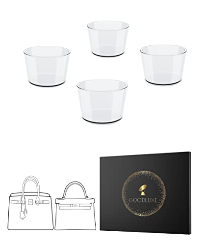 GOODLUXE Silicone Protective Studs for Birkin 25,30,35/Lindy 26,30 Precision Fit Bag Feet Stud Protector (Medium)