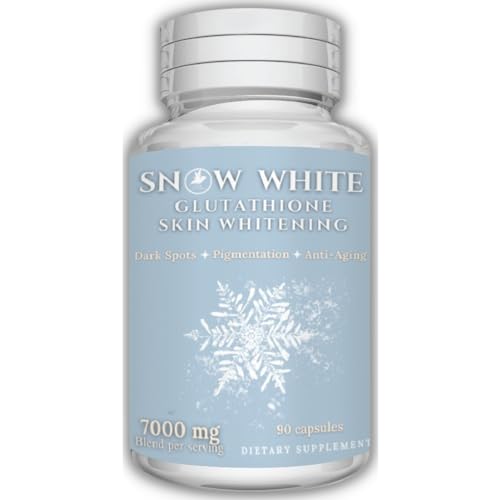 Glutathione Whitening Pills 7000MG Per Serving - Recover Your Youth, Get Rid of Dark Spots, Acne Scars & Hyperpigmentation - Natural Skin Whitening Pills â Non-GMO â90 Skin Lightening Capsules